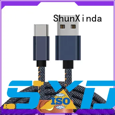 ShunXinda flat short usb c cable factory for indoor 1