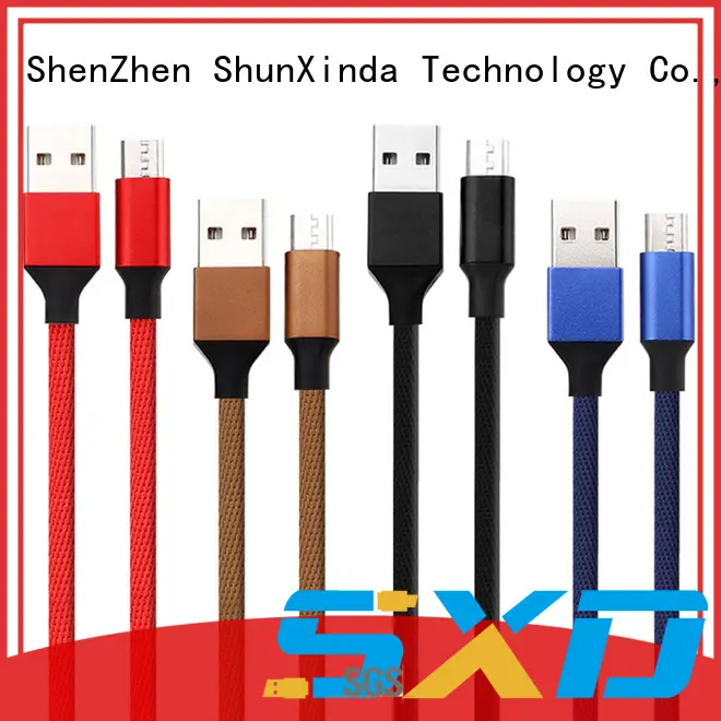 ShunXinda data micro usb charging cable manufacturers for indoor 1