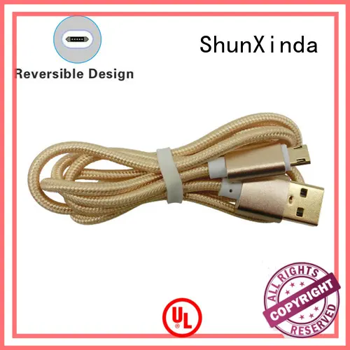 ShunXinda leather micro usb charging cable for business for indoor 1