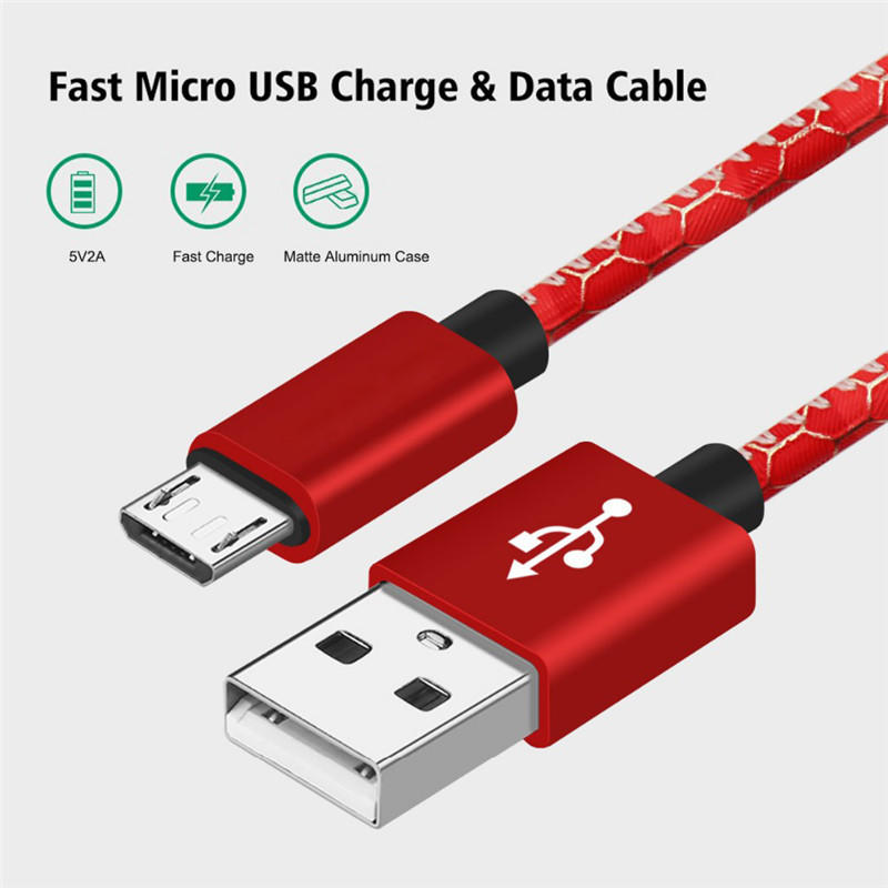 ShunXinda -Colorful Leather Pattern 1m Micro Usb Cable For Android | Shunxinda-2