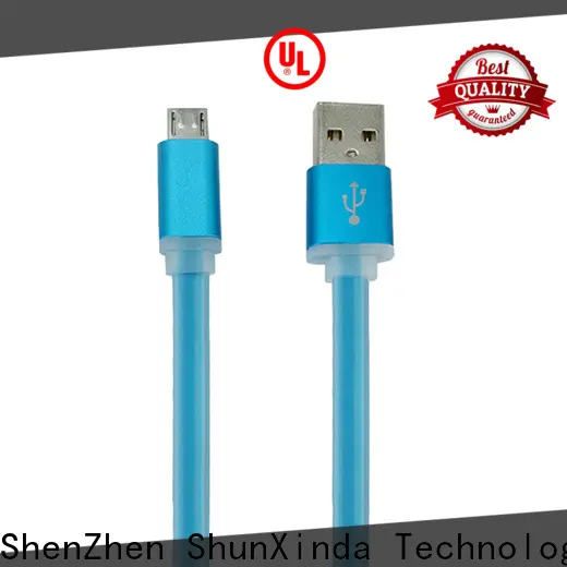 ShunXinda fabric micro usb charging cable factory for indoor 1