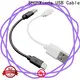 Wholesale micro usb charging cable leather suppliers for car 1