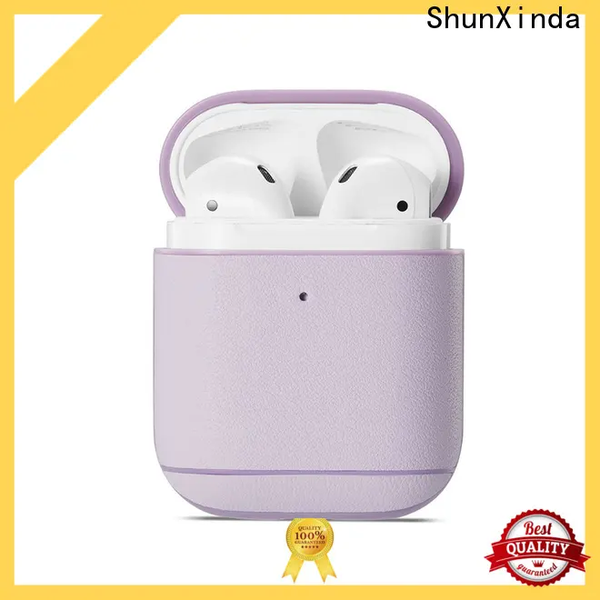 ShunXinda Custom leather airpods case for sale for airpods 1