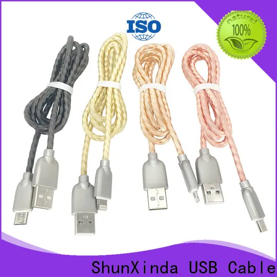 ShunXinda metal apple lightning to usb cable suppliers for car 1