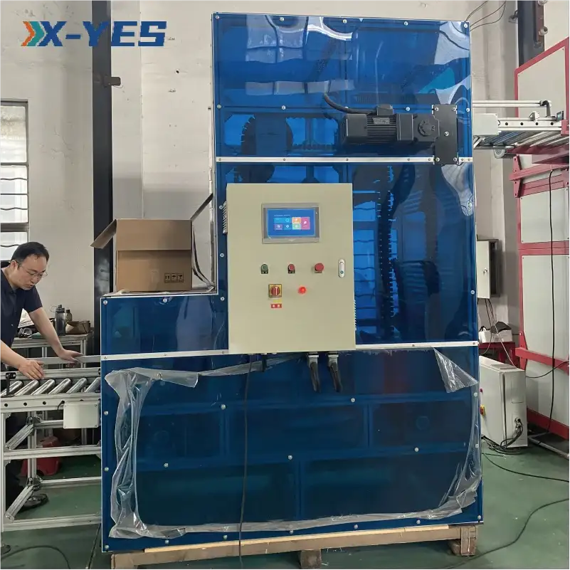 X-YES Vertical Lift Conveyor High-ceev khiav lag luam nce kev muaj peev xwm Z Configuration Nruam Vertical Conveyor 1