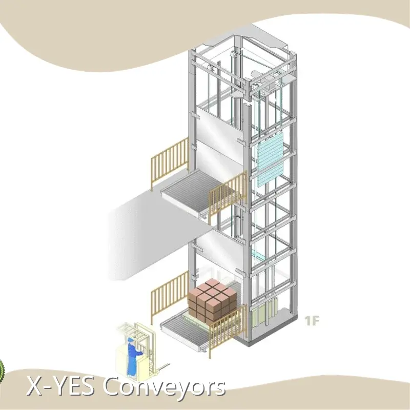 Reciprocating Vertical Conveyor Customized Size - - X-YES Conveyors 1