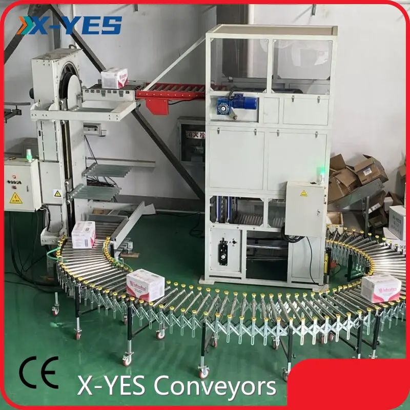 X-YES Conveyors Box Conveyor Systems Customized Sizes Box Conveyor Systemsfactory 1