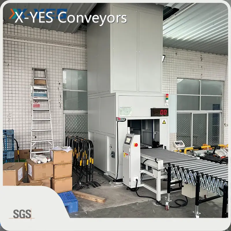 Vertical Conveyor Systems Carbon Steel and Stainless Steel - - X-YES Conveyors 1