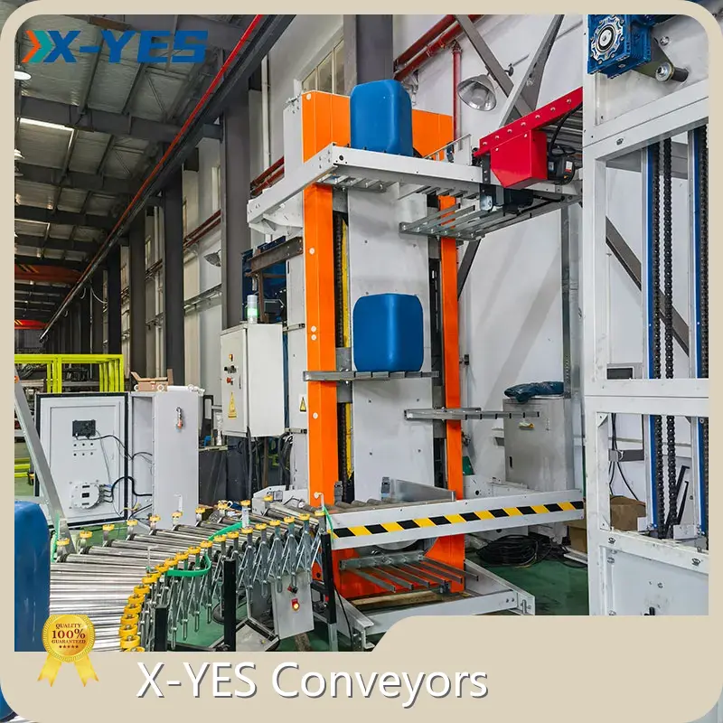 Factory Direct Continuous Vertical Lift Conveyor for Retail Distribution 1