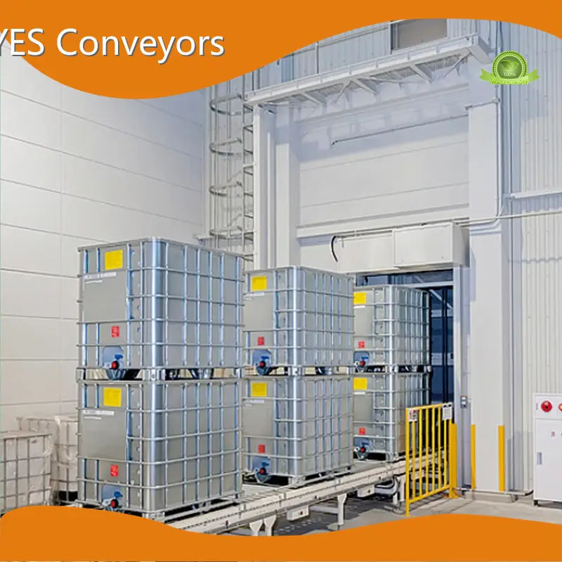 Vertical Conveyor System Food & Beverage Shops - - X-YES Conveyors 1