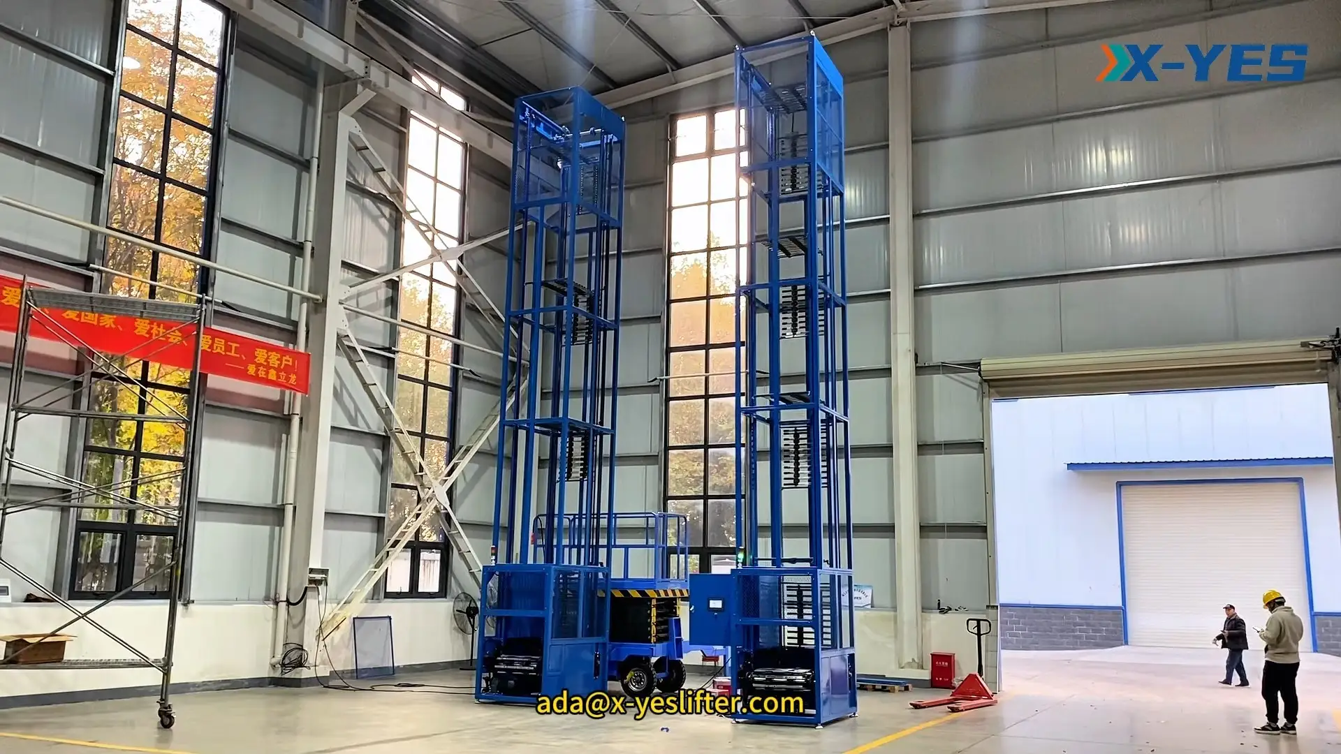 alt="Neprekinjen navpični transporter za škatle X-YES dvigalo"