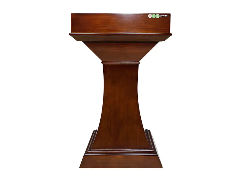 GCON GB-421 Hotel-Podium, hochwertiger Kirchen-Vorlesungstisch, Redetisch 1