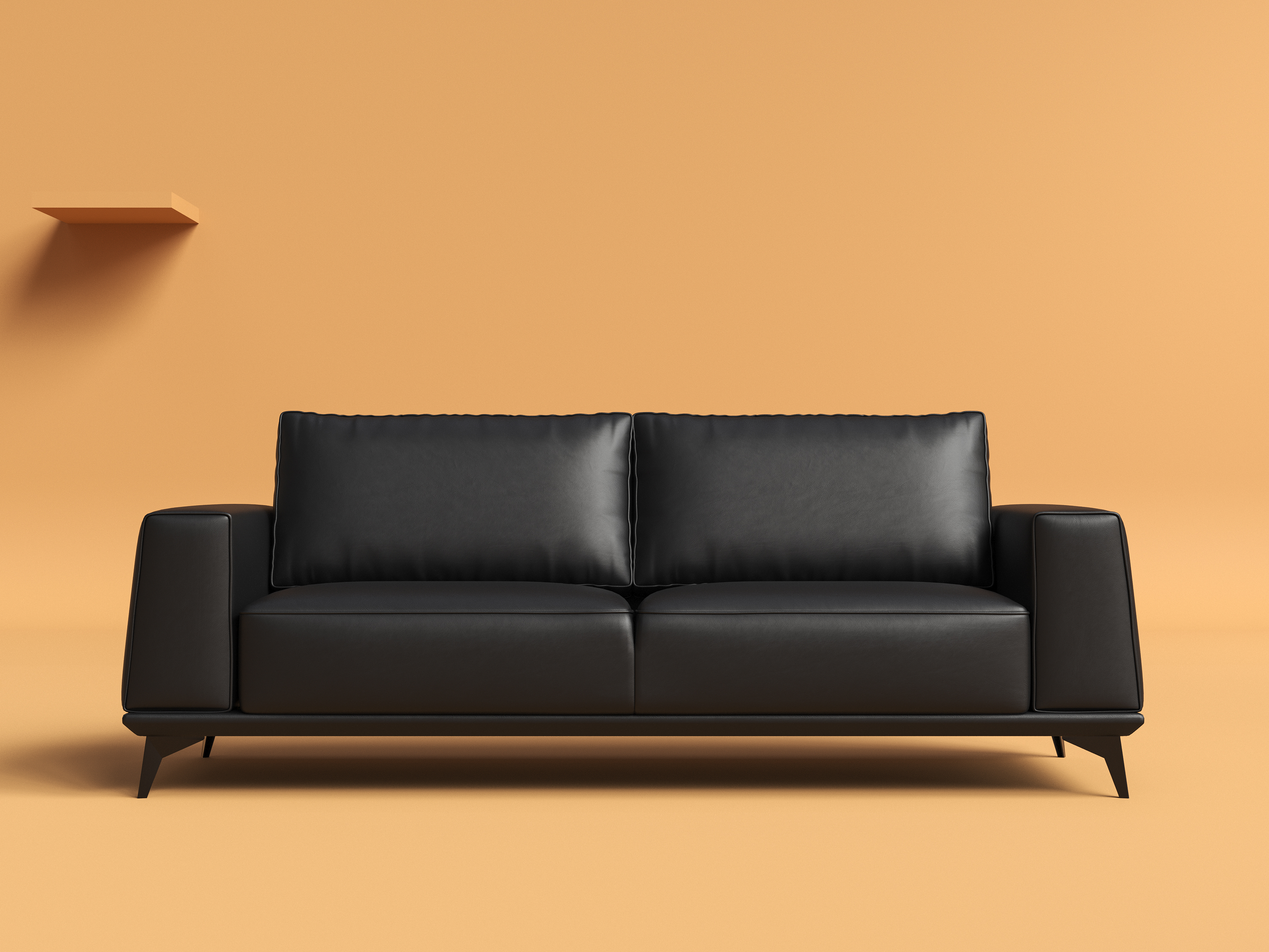office sofa black