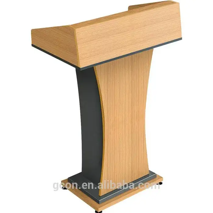 Fabriek Hot Sale Nieuwste modellen Houten preekstoel 1