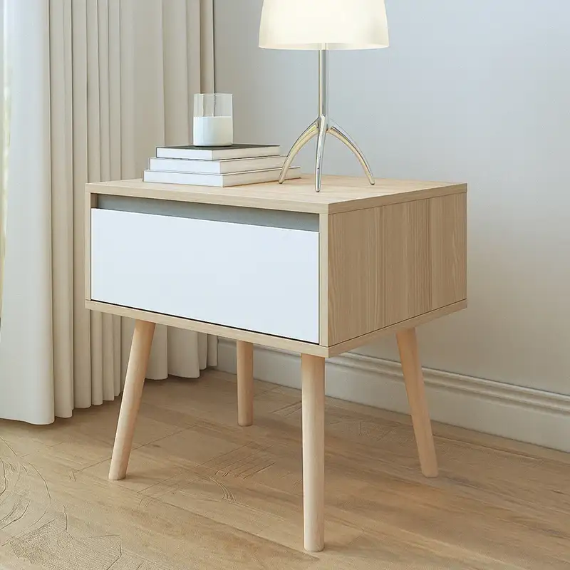 Table de chevet d'armoire de chambre à coucher de meubles de chambre à coucher modernes de fabricant de la Chine 1