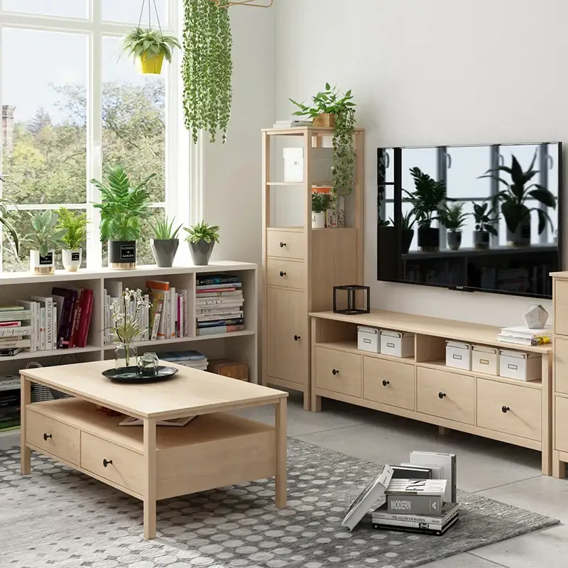 Hoge kwaliteit luxe woonkamer meubelen tv-meubel houten tv-kast 1