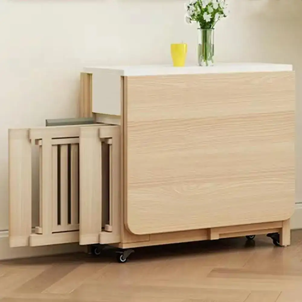 Table et chaises de salle à manger compactes pliables de haute qualité Gcon 1