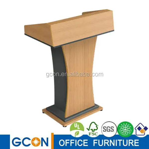 Wooden Rostrum / Platform Stand / Pulpit For/podium Church 1