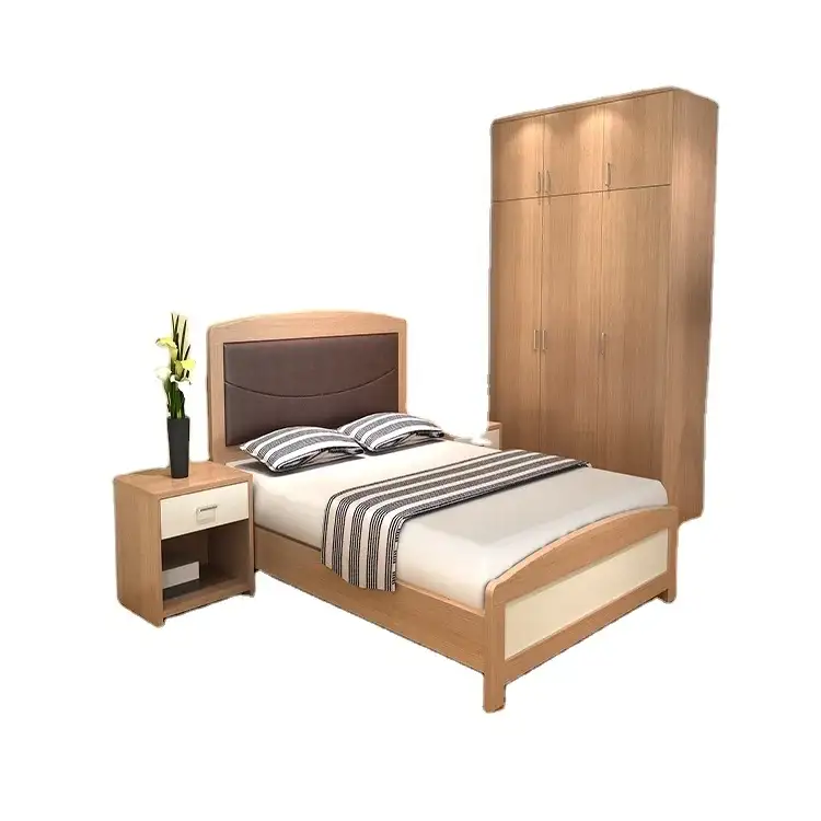 Gcon Economic And Efficient Wooden Bedroom Furniture Set 1