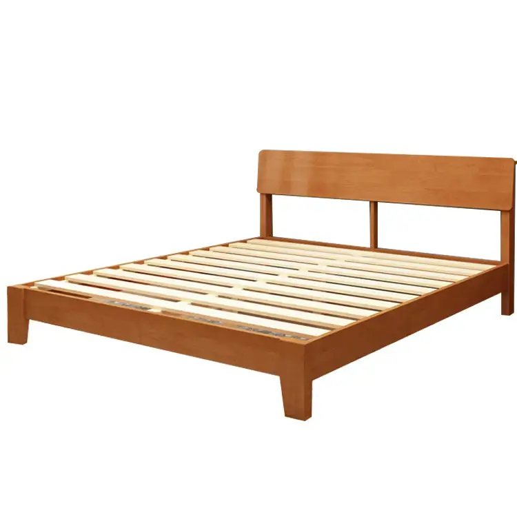 Confortevole nuovo design Produttore professionale Letti di lusso in legno king size 1