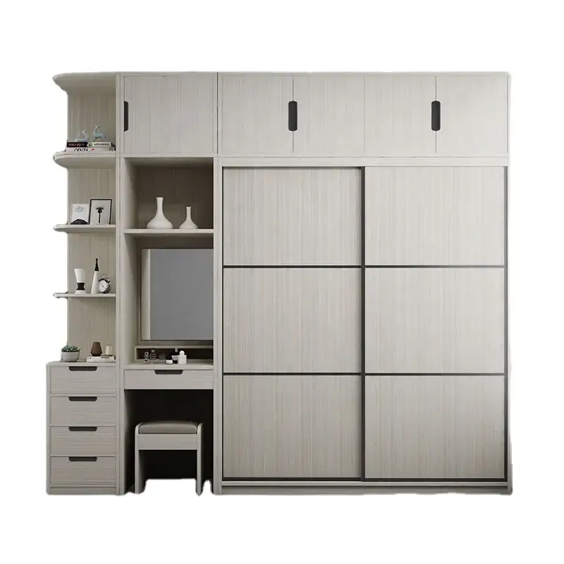Armario de madera maciza de nuevo diseño Gcon para dormitorio 1