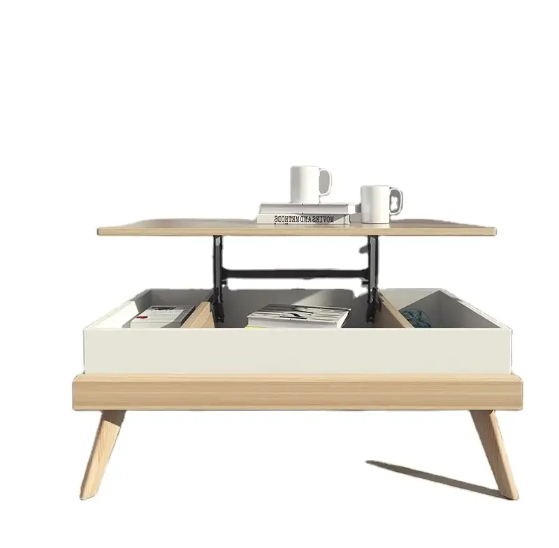 Nieuwste design woonkamermeubilair Slimme moderne salontafel met lift 1