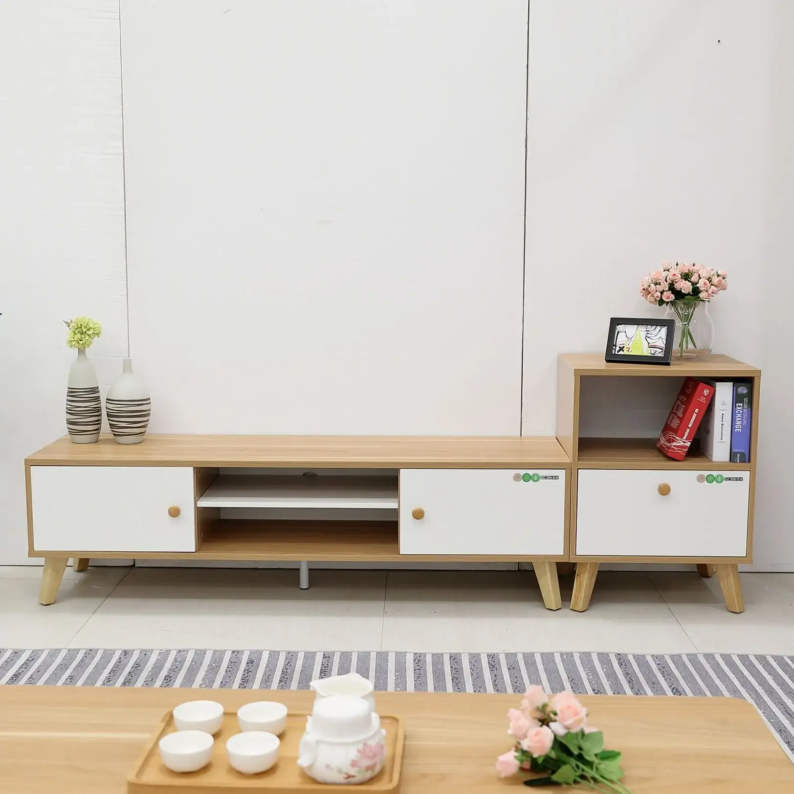 Prezzo di fabbrica Mobile TV in legno di ottima qualità per design del soggiorno 1