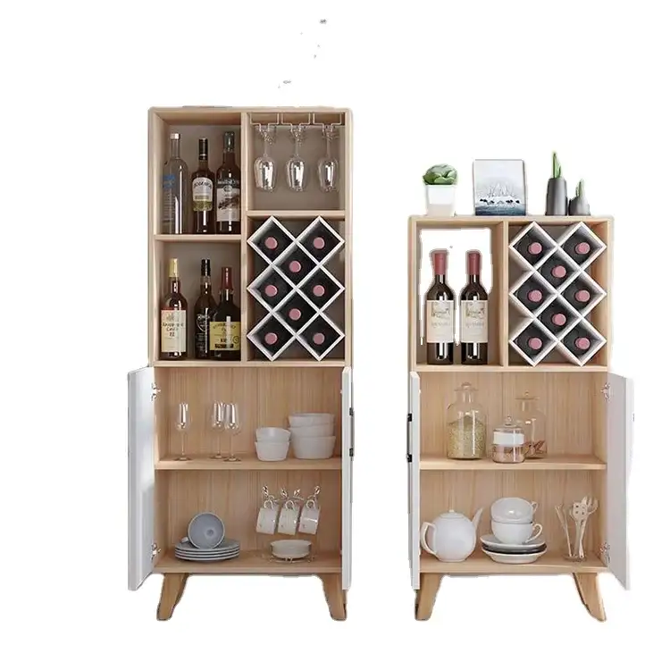 Thiết kế hiện đại Tủ đựng rượu bằng gỗ cho nội thất gia đình 1