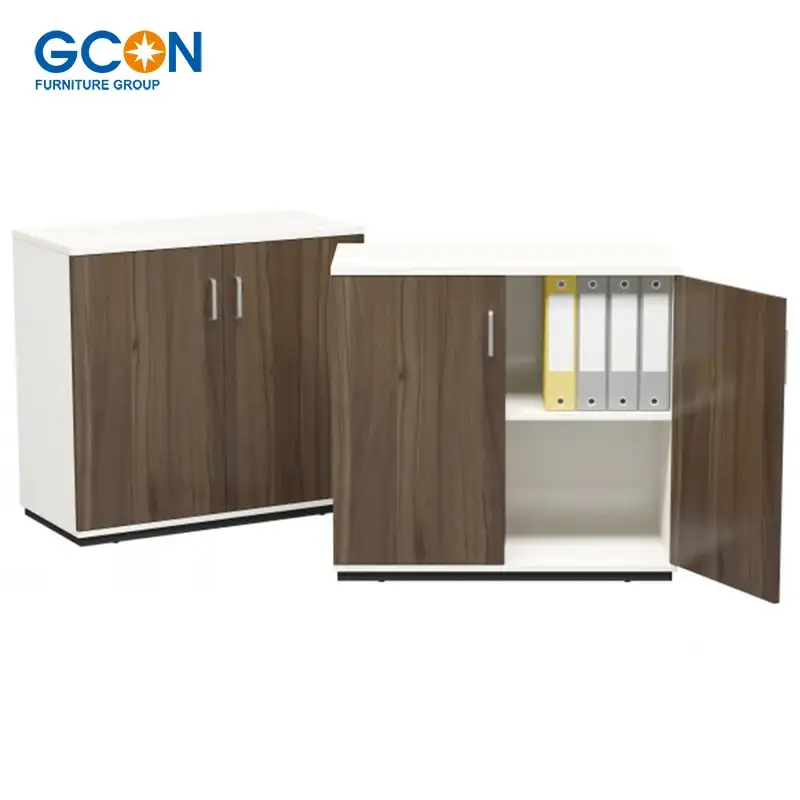 High Quality 3 Layers Office Wooden Equipment Filing Cabinet 1