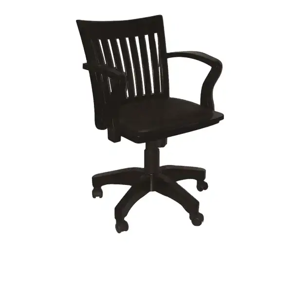 Antique Curved Wood Chairs Back Support True Designs Office Swivel Chair 1