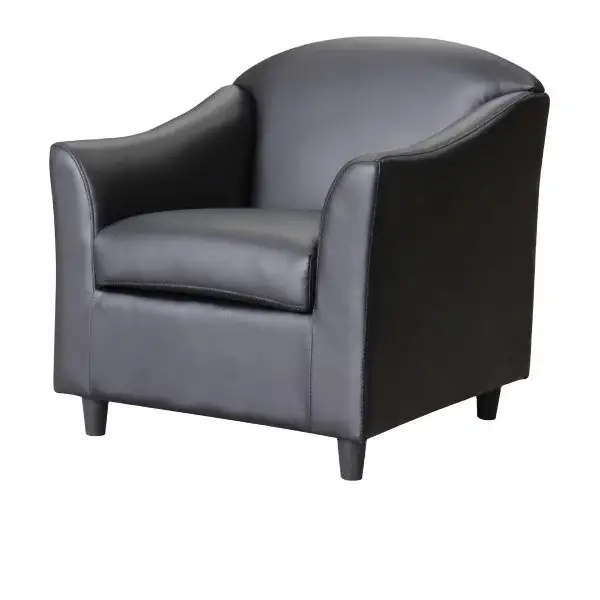 Sofa Set Kecil Hitam Untuk Orang Bujang Di Pejabat Atau Di Rumah 1