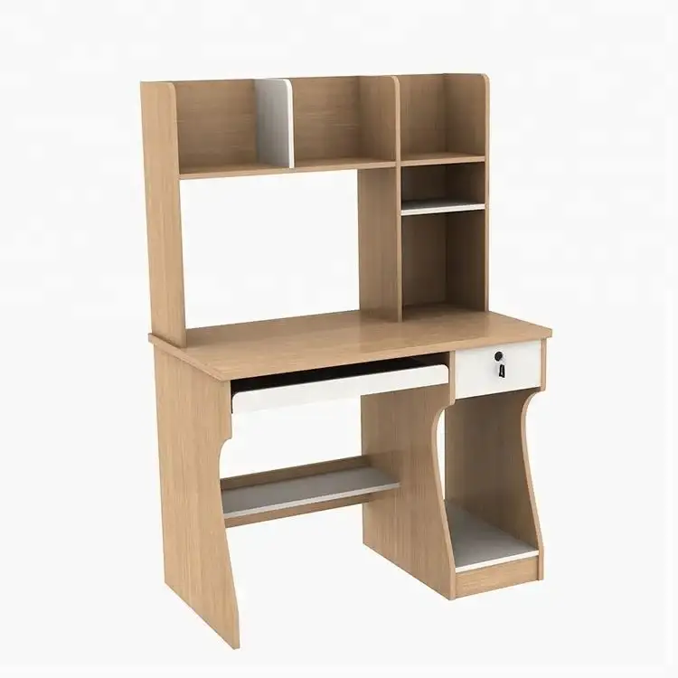 Dormitorio studentesco Studio Lettura per computer singolo con libreria 1
