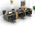 Modern Staff Green Color Modular Office Workstation Desks 1