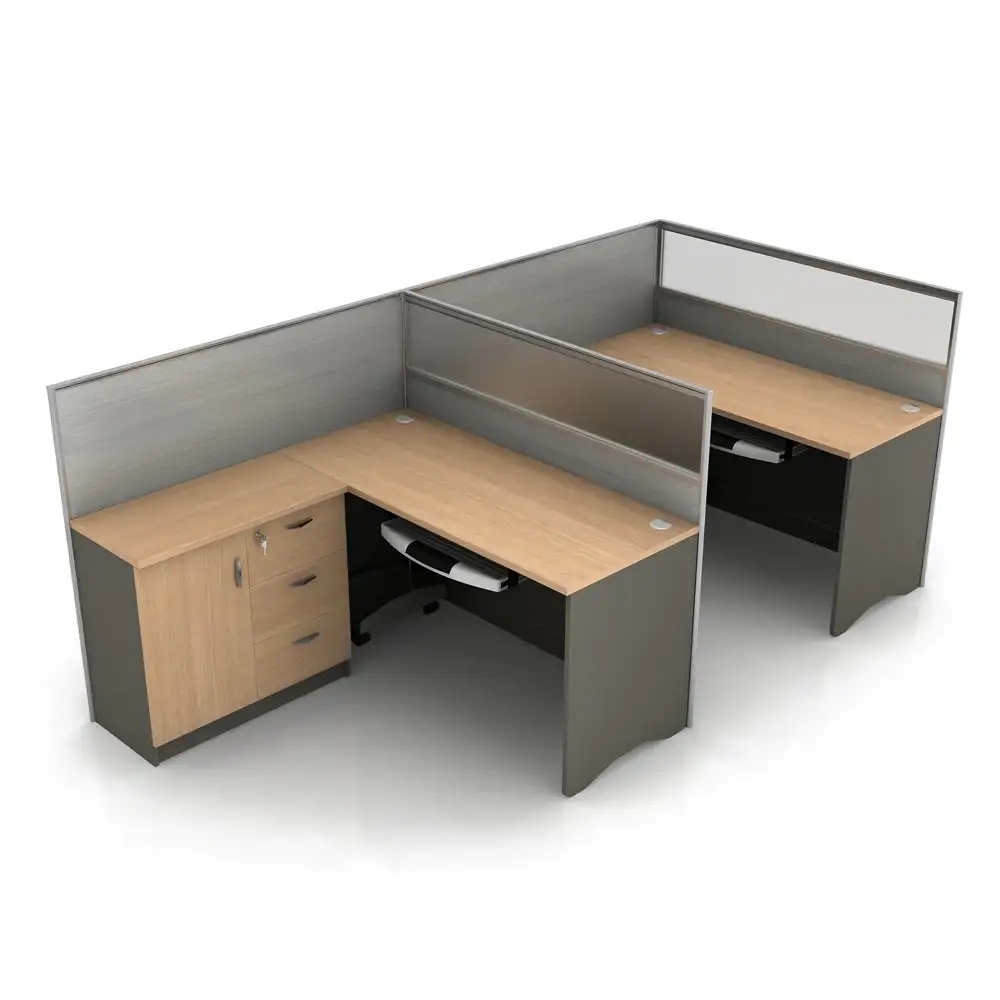 Puesto de trabajo/muebles de oficina modulares de la división de la oficina de 2 personas 1