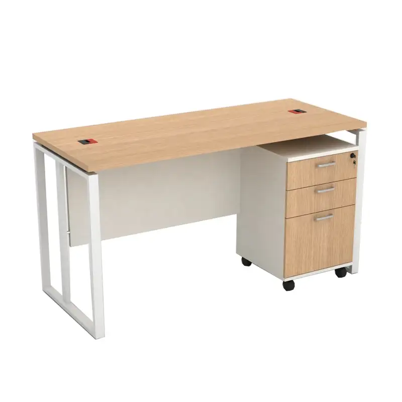 Mobilier de bureau simple Moderne Dernières photos de conception de table de bureau 1