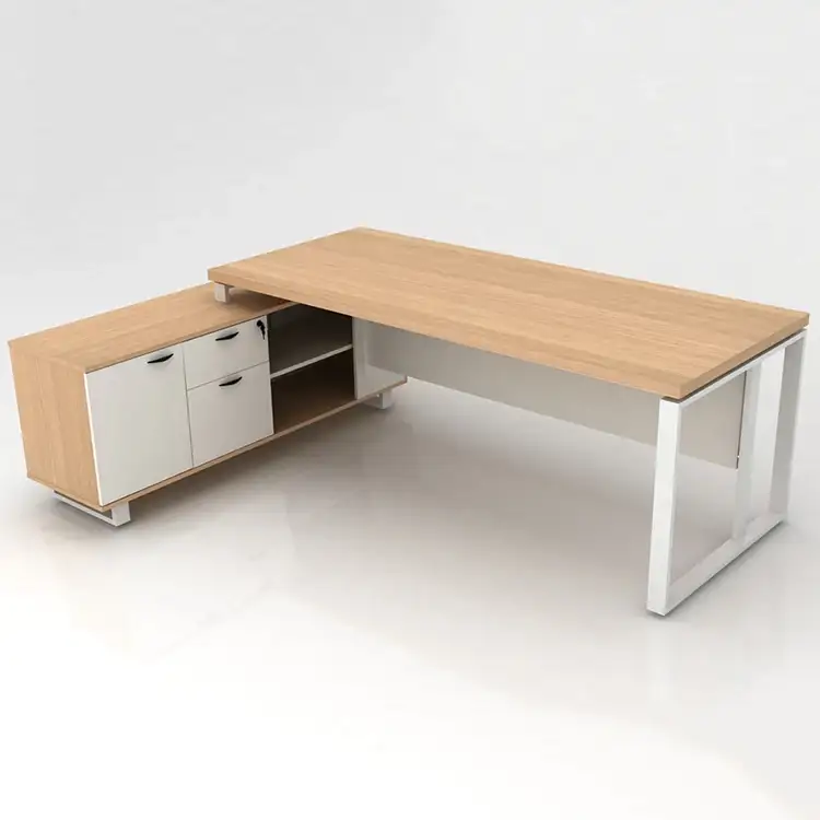 Mesa de último diseño, muebles modernos de madera, mesa, escritorio de oficina, ejecutivo 1