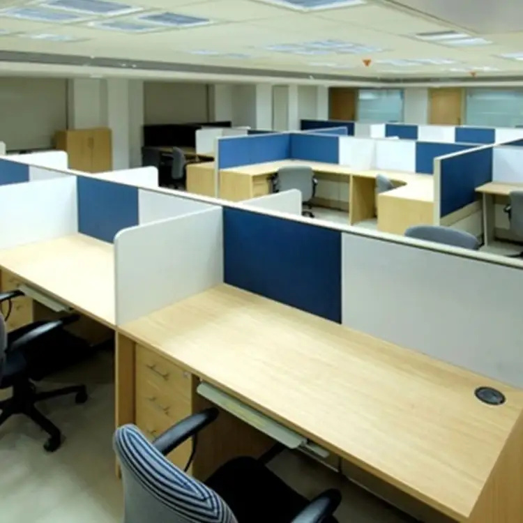 2019 nouveau bureau de conception cloison de bureau de style moderne 1/2/4/6 bureau de cabine en bois pour poste de travail de bureau 1