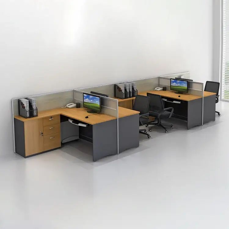 Tailles standard existantes de personne d'Installablet 4 de poste de travail de mobilier de bureau 1