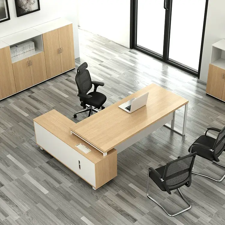 Spécifications de conception de table de bureau de direction Mobilier de bureau vendu au Bangladesh Prix Bureau de bureau 1