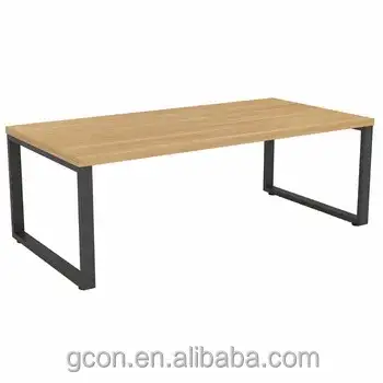 Tavolo da tè in legno con superficie di disegno cinese con gamba in acciaio inossidabile 1