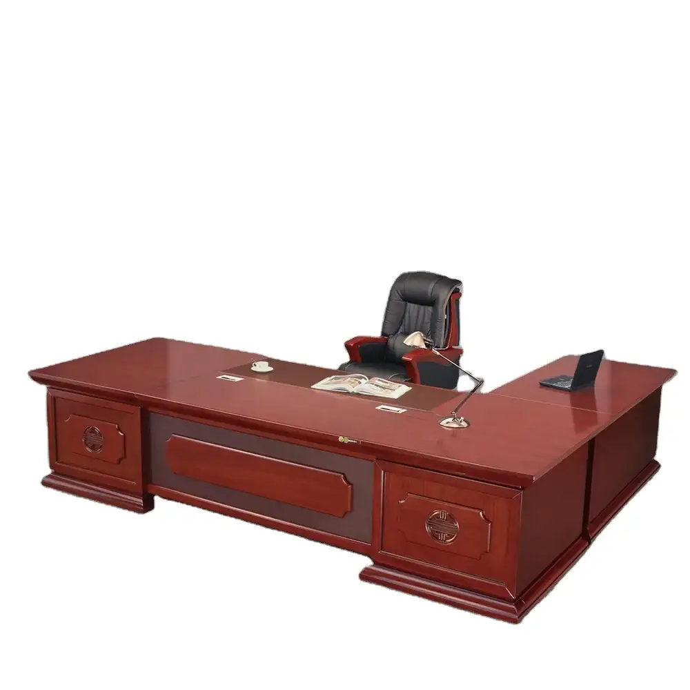 Boss Ceo Manager Table Design Mdf Melamine Executive Desk For Office Furniture 1