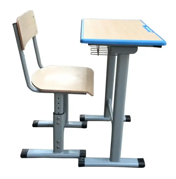 2018 muebles escolares Montessori con mejores ventas, asientos dobles, mesas y sillas, escritorio de estudio individual 1