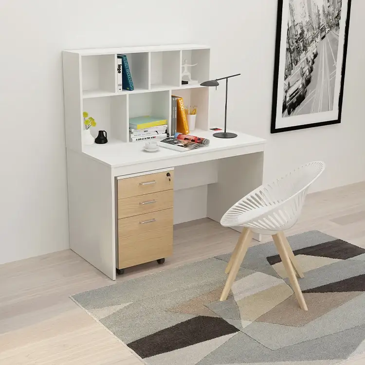 Study Table With Bookshelf,Office Computer Desk Furniture For Adults Kis Students 1