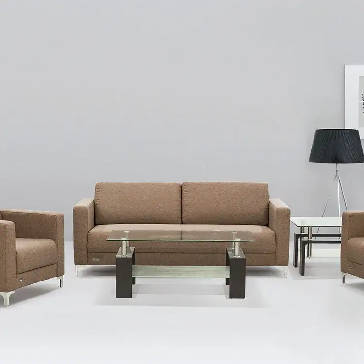 Office Furniture Set Sofa Sofas Couch Fabric Modern For Cover Customize Oem Style Packing Trial 1