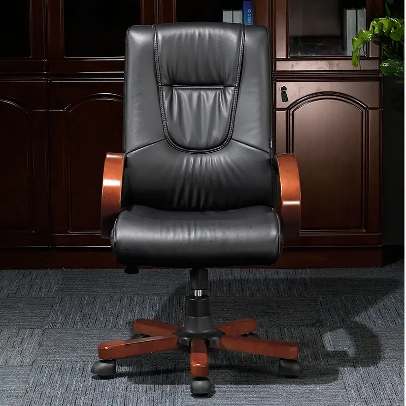 Sedia ergonomica per amministratore delegato Mobili per ufficio per manager esecutivo in pelle PU di lusso 1