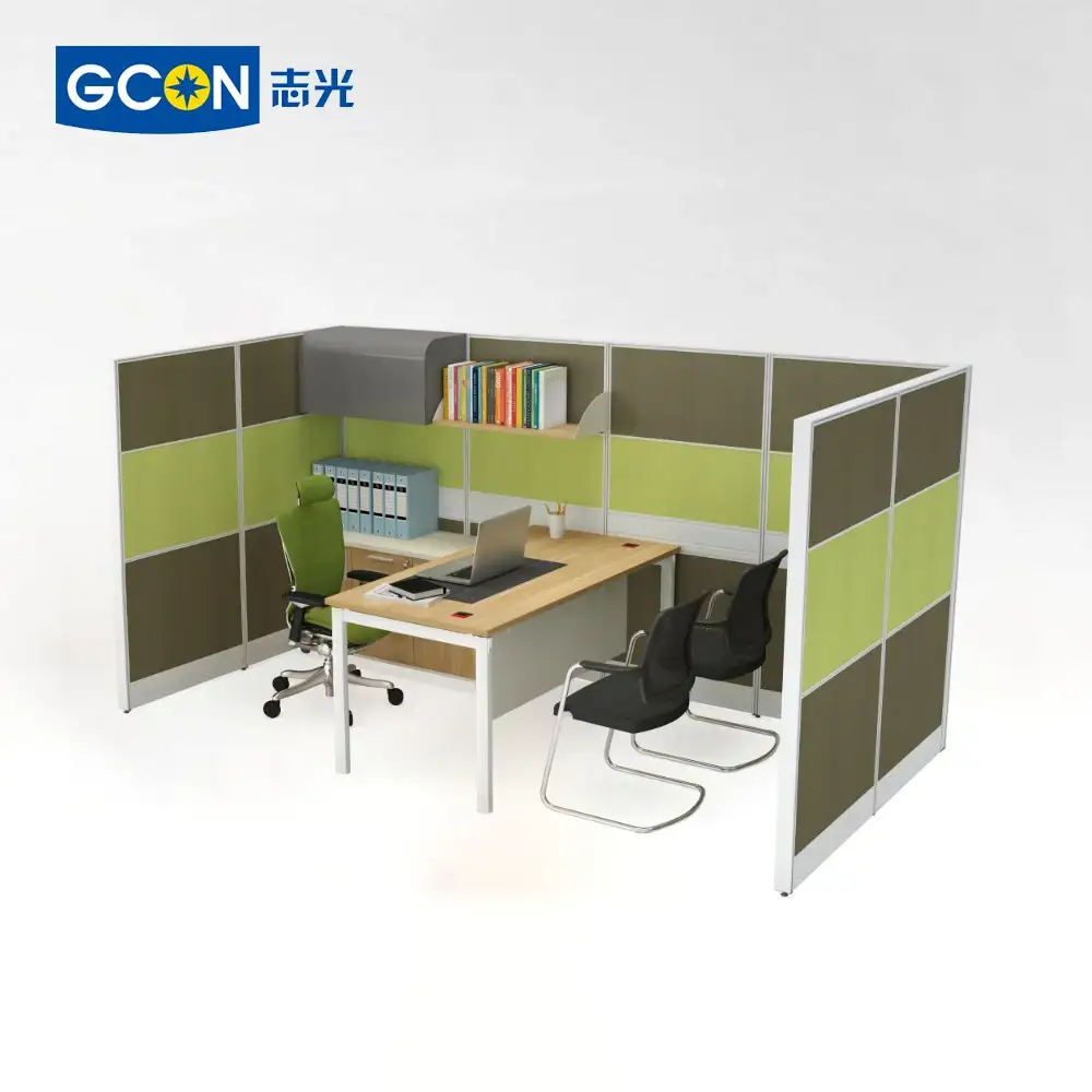 Custom Office Partition Aluminum Panel Cubicle Table Workstation Desk Divider Wall Furniture 1