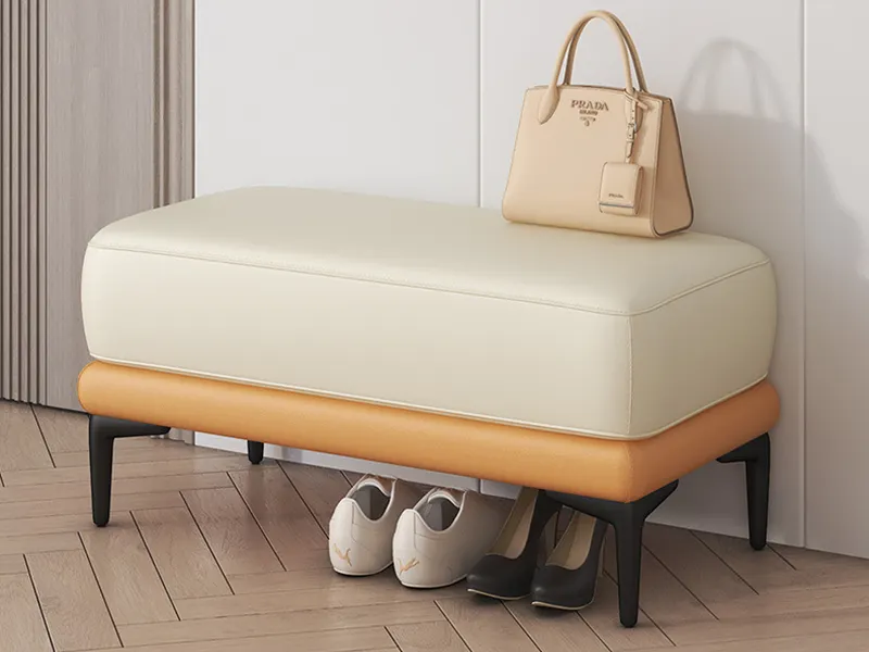 Hotel Luggage Racks Company Design Leather Cover Luggage Rack 4