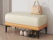 Hotel Luggage Racks Company Design Leather Cover Luggage Rack 4