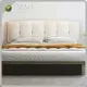 Modern Hotel Room Furniture Manufacters Hotel Floating Bed Base with Removable Headboard 1