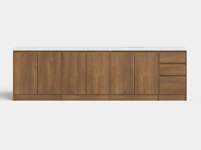 GCON M-SHT-13 Large Kitchenette for Hotel Suite and Outdoor HPL Finish E1 Plywood Buffet Table 1
